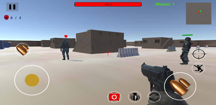 #3. Counter Terrorist 23 3d (Android) By: Easy games studio