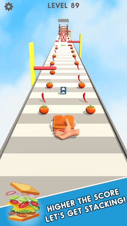 #4. Sandwich Stack Runner Game (Android) By: Tangoo Games