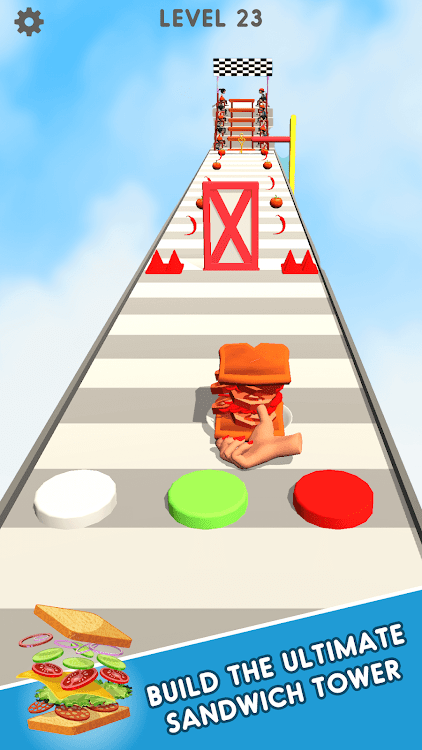 #6. Sandwich Stack Runner Game (Android) By: Tangoo Games