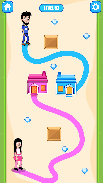 #4. Draw To Home - Draw The Line (Android) By: IntroPixel Game Studio