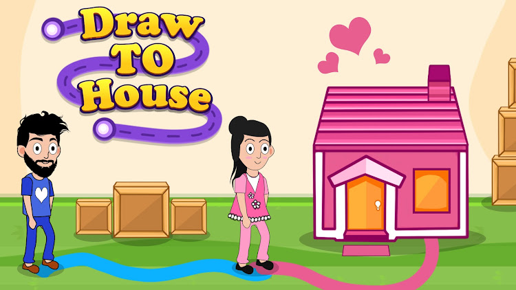 #5. Draw To Home - Draw The Line (Android) By: IntroPixel Game Studio