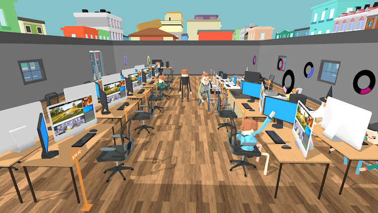 #4. Internet Cafe Low Poly (Android) By: Caki Games