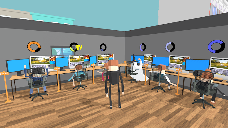 #5. Internet Cafe Low Poly (Android) By: Caki Games