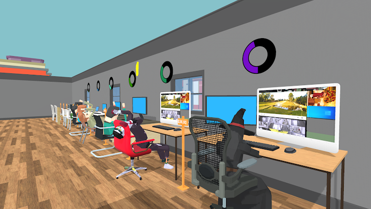 #7. Internet Cafe Low Poly (Android) By: Caki Games