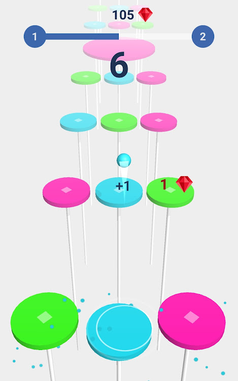 #2. Color Tap (Android) By: Augmented Reality Games