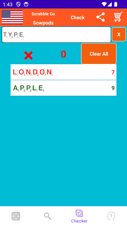 #6. Word Cheats for WWF Friends (Android) By: Integrose