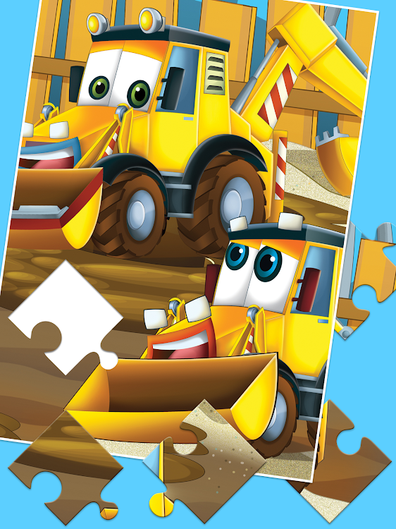 #8. Cars Puzzles for Kids (Android) By: KiDEO - Learning Games for Kids