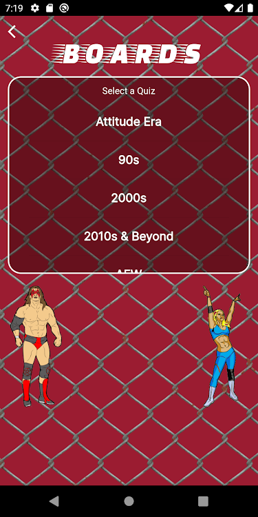 #5. World Wrestling Trivia (Android) By: DBTechProjects