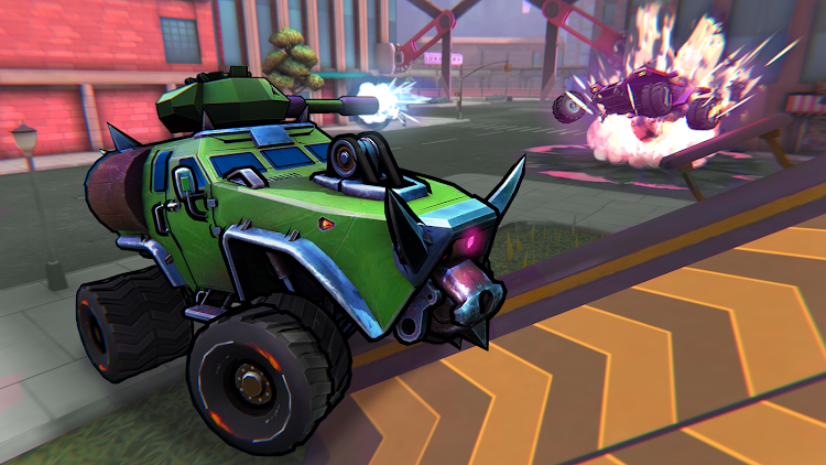 #6. Battle Cars: Fast PVP Arena (Android) By: TinyBytes