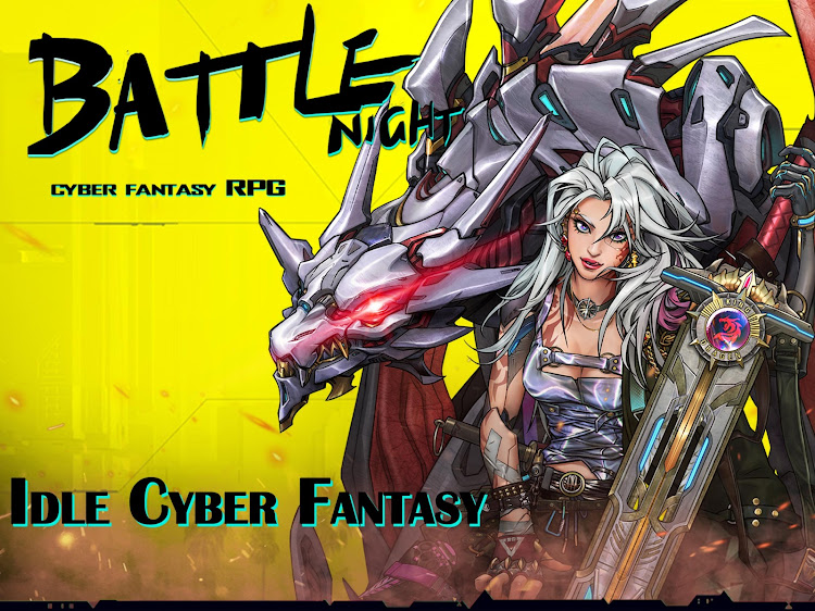 #8. Battle Night: Cyberpunk RPG (Android) By: FT Games