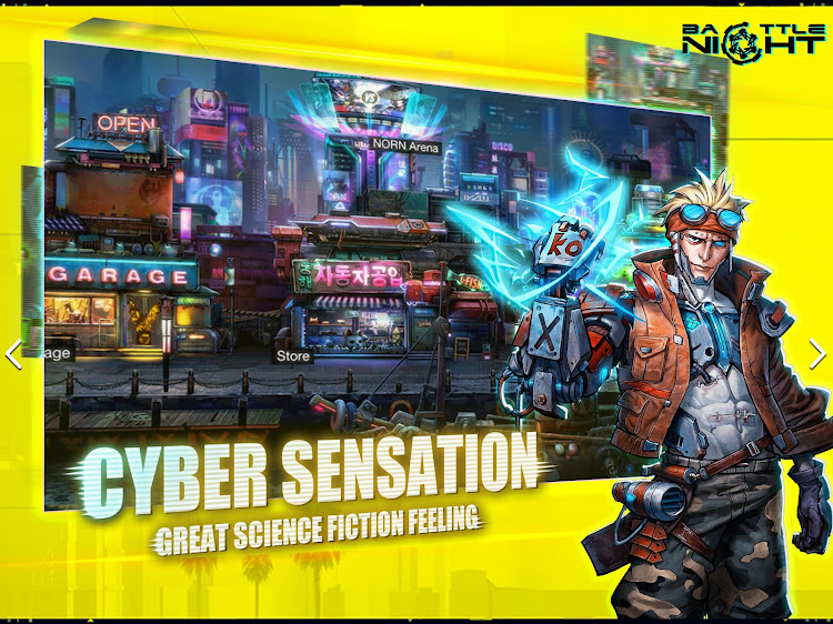 #10. Battle Night: Cyberpunk RPG (Android) By: FT Games