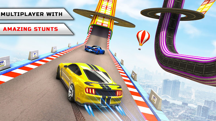 #7. Mega Ramp Car Stunt: Car Games (Android) By: Play 10