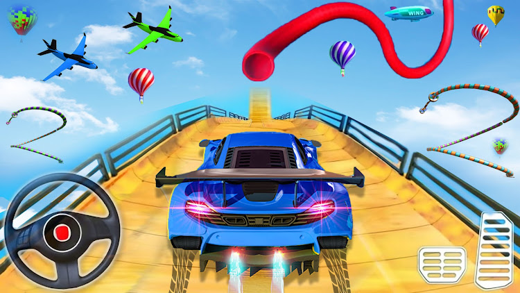 #9. Mega Ramp Car Stunt: Car Games (Android) By: Play 10