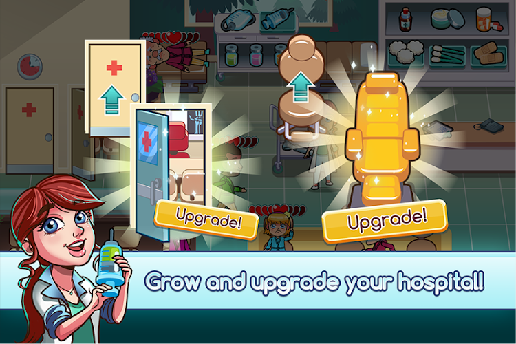 #4. Hospital Dash Tycoon Simulator (Android) By: Tapps Games