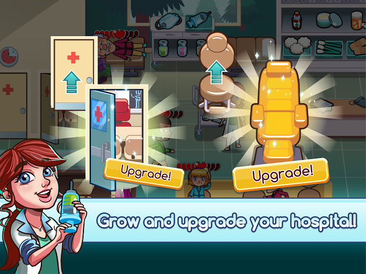 #9. Hospital Dash Tycoon Simulator (Android) By: Tapps Games