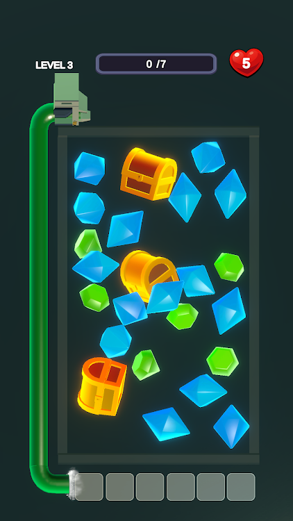 #5. Gem Match 3D (Android) By: Reha Studio