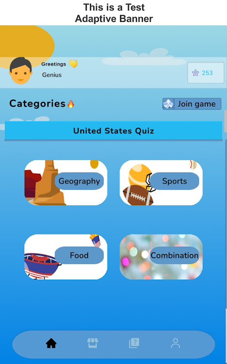 #8. United States Trivia Test Quiz (Android) By: HellGeeks