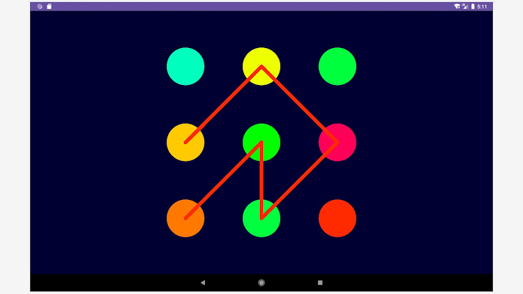#5. Pattern Unlock Fidget Game (Android) By: Dream Genie