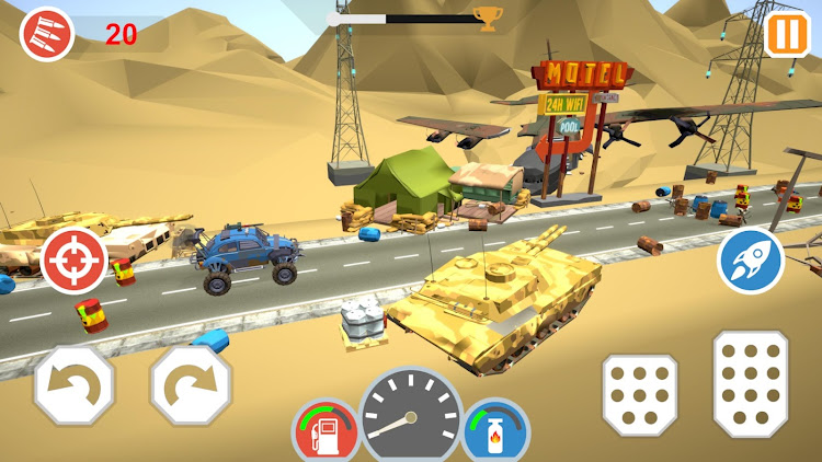 #3. Zombie Cars Crush: Racing Die (Android) By: Black Box Digital