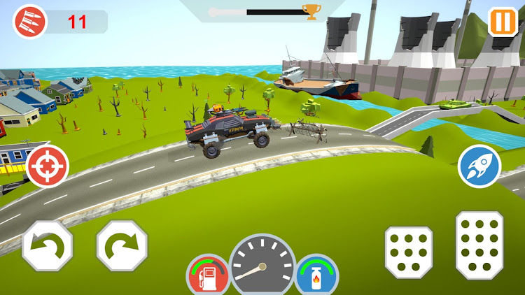 #6. Zombie Cars Crush: Racing Die (Android) By: Black Box Digital