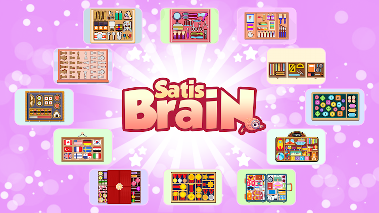 #6. Organize Items: Satisbrain (Android) By: Pixel Art Book Color By Number - Pop It 3D Games