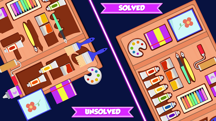 #7. Organize Items: Satisbrain (Android) By: Pixel Art Book Color By Number - Pop It 3D Games