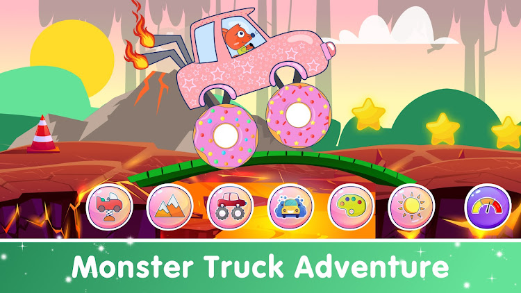 #3. Funny Car Games for Baby Girls (Android) By: Meemu: Educational Learning Games for Kids age 2-5