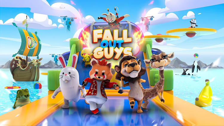 #2. Fall Out Guys - Jump And Run (Android) By: Fun Puzzles Games