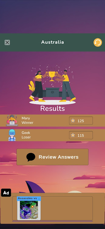 #8. Australia Test Quiz (Android) By: HellGeeks