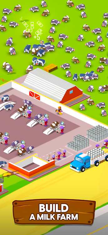 #4. Milk Farm Tycoon (Android) By: East Side Games Studio