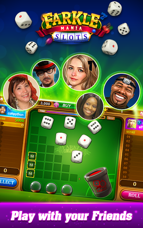 #2. Farkle mania - Slot game (Android) By: NuriGames Inc.