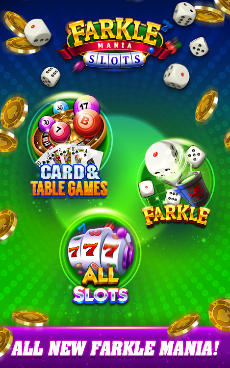 #4. Farkle mania - Slot game (Android) By: NuriGames Inc.