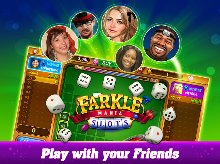 #9. Farkle mania - Slot game (Android) By: NuriGames Inc.