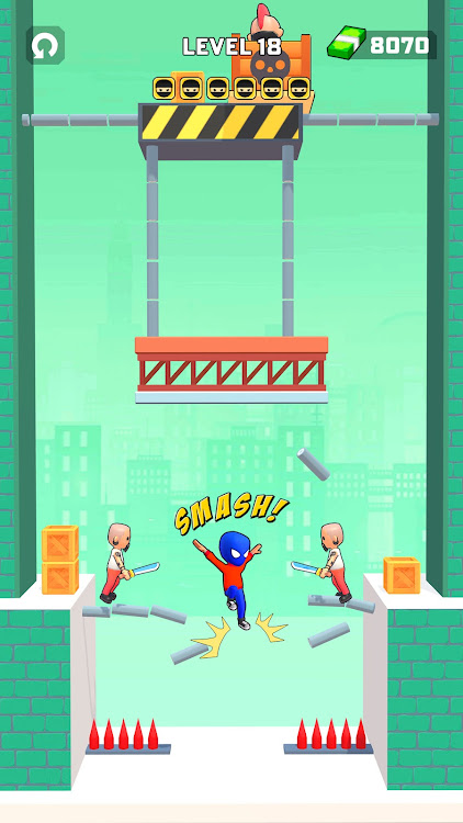 #2. Swing Hero: Superhero Fight (Android) By: Bravestars Publishing