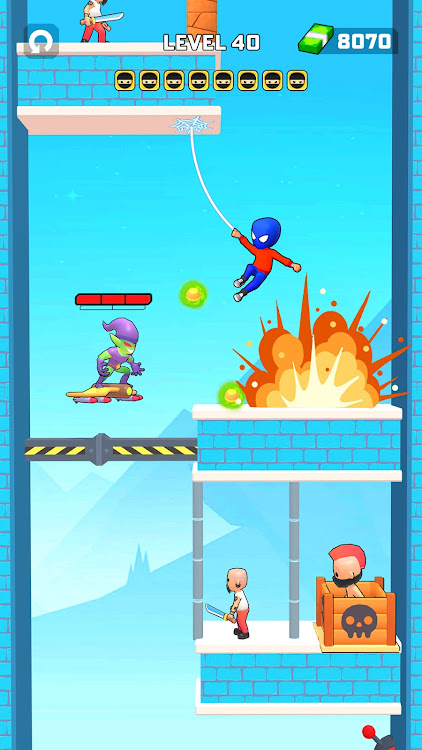 #3. Swing Hero: Superhero Fight (Android) By: Bravestars Publishing