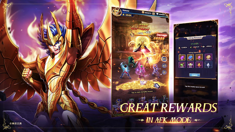 #4. Saint Seiya: Legend of Justice (Android) By: Wanda Cinemas Games