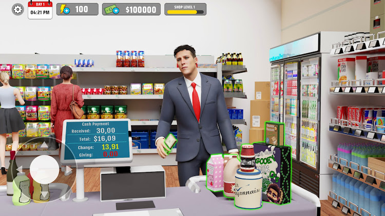 #4. Supermarket Simulator City 3D (Android) By: Robocon.Std