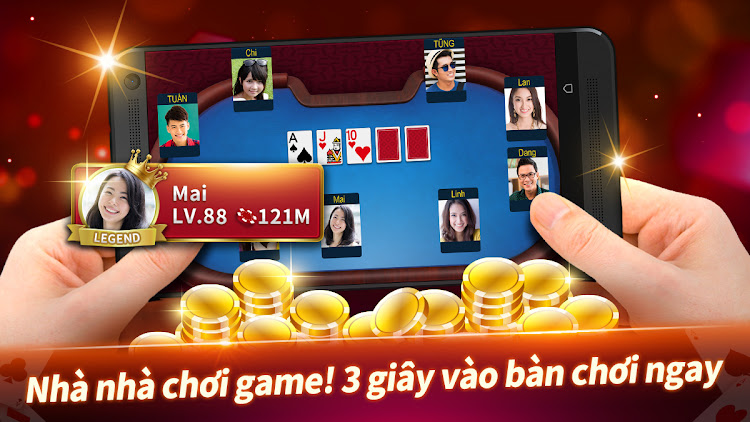 #2. Ông trùm Poker (Android) By: GodGame Service Inc.