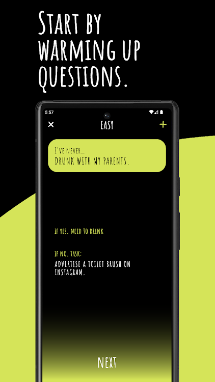 #8. Never or Ever. Party game (Android) By: nixGames