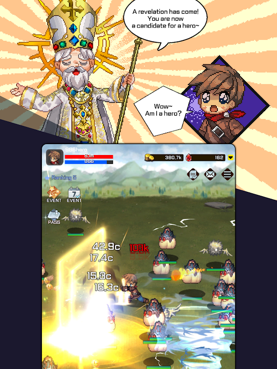 #9. Idle 999th Hero: AFK RPG (Android) By: EKGAMES