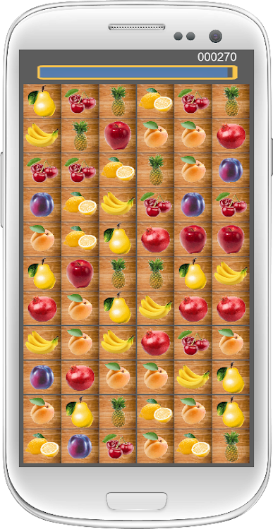 #7. Fruit Mix Match 3 (Android) By: tatogry