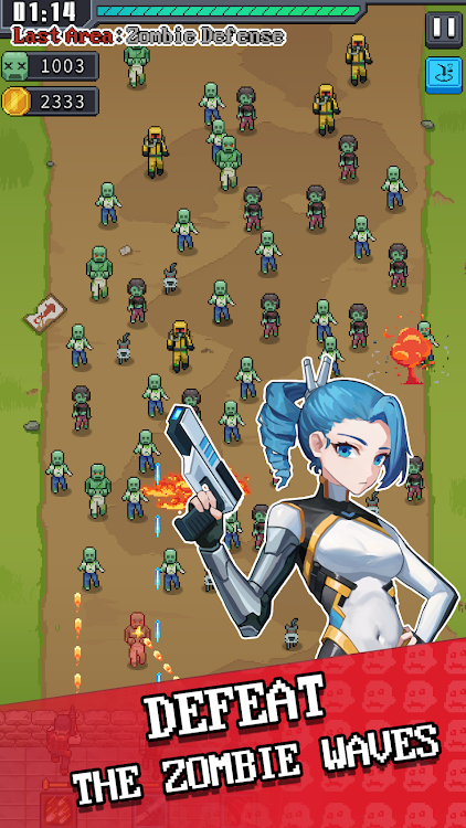 #4. Last Area: Zombie Defense (Android) By: Dream More