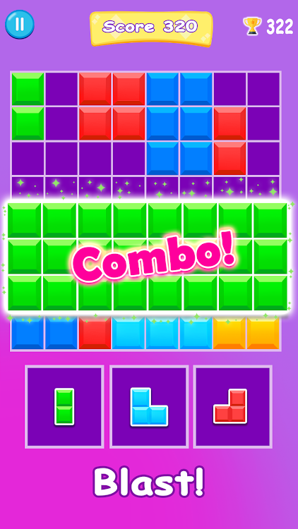 #3. Block Match Blast Puzzle Games (Android) By: Treehouse Match Games