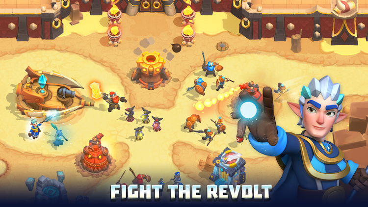 #8. Wild Sky: Tower Defense TD (Android) By: Funovus