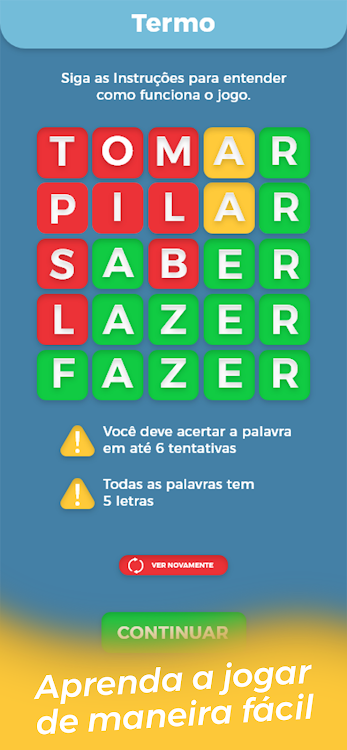 #3. Termo Jogo de Palavras (Android) By: Valter Negreiros