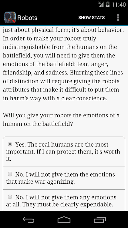 #4. Choice of Robots (Android) By: Choice of Games LLC