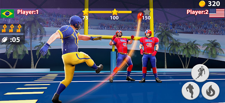 #10. Rugby Game: Flick Quarterback (Android) By: 1der Sports