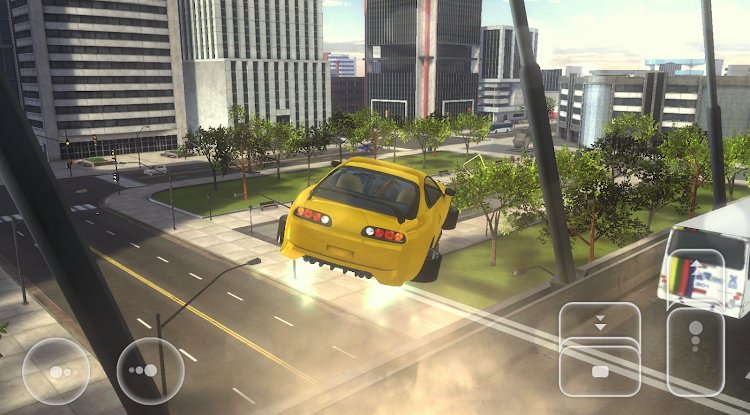 #2. Flying Car Futuristic City (Android) By: leisure games