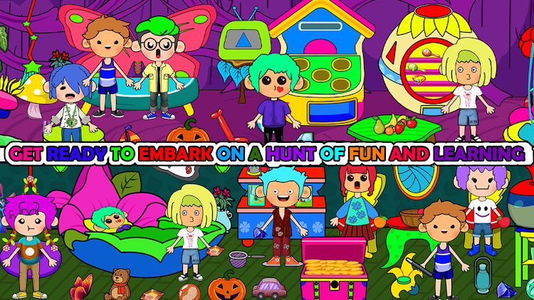 #3. My Magical World Pretend Town (Android) By: Kid Fun Factory