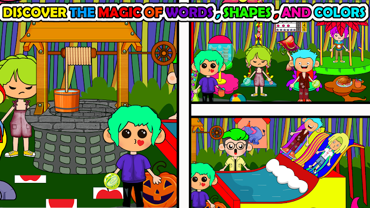 #5. My Magical World Pretend Town (Android) By: Kid Fun Factory